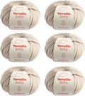 Softy Yarn Bulky Weight 6-Pack Merino Wool - Ultra-Soft for Quick