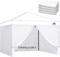 Instant Canopy Sidewalls 10x10 White 3-Pack - Waterproof 300D Panels