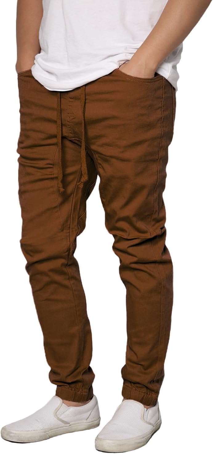 URBANJ Men's Stretch Twill Drop Crotch Jogger Pants Review