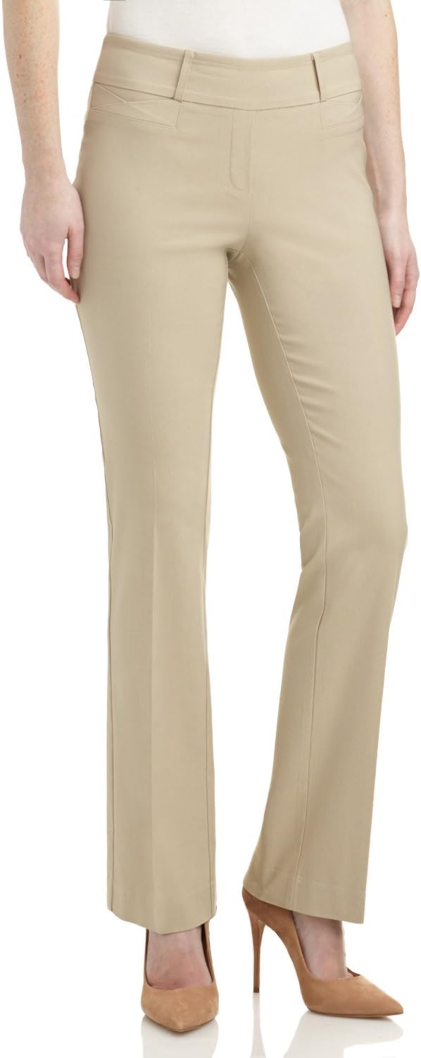 Rekucci Womens Comfort Fit Bootcut Stretch Pants for Work