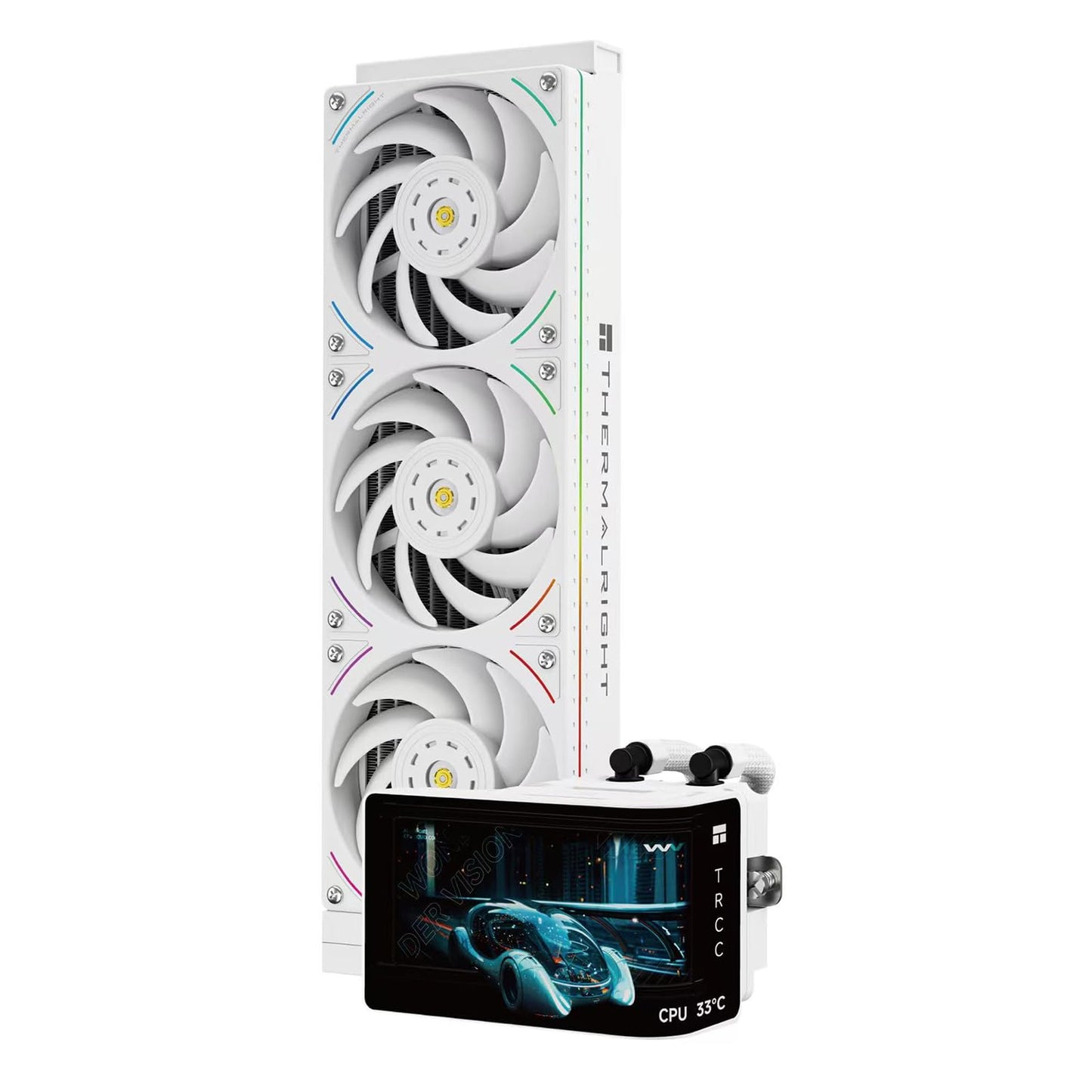 Thermalright Wonder Vision 360 ARGB White AIO Cooler with 3D Screen