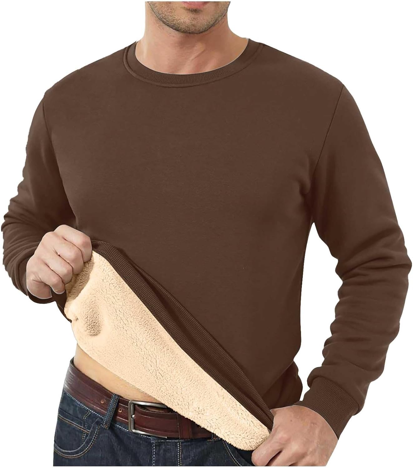 Warm & Cozy Men's Fleece Sweatshirt