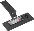 Under Desk Keyboard Tray Slide Out 25in x 9.8in - Height Adjustable
