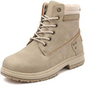 Athlefit Women's Waterproof Hiking Combat Boots - Work to Weekend