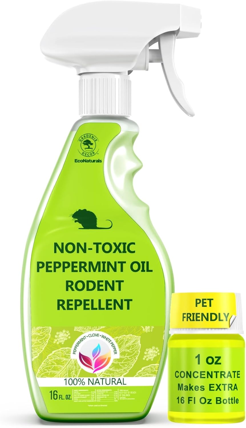 Natural Rat Repellent Spray Duo