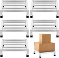 5 Pack Dunnage Rack 13.8 in x 13.8 in - Heavy Duty Stainless Steel