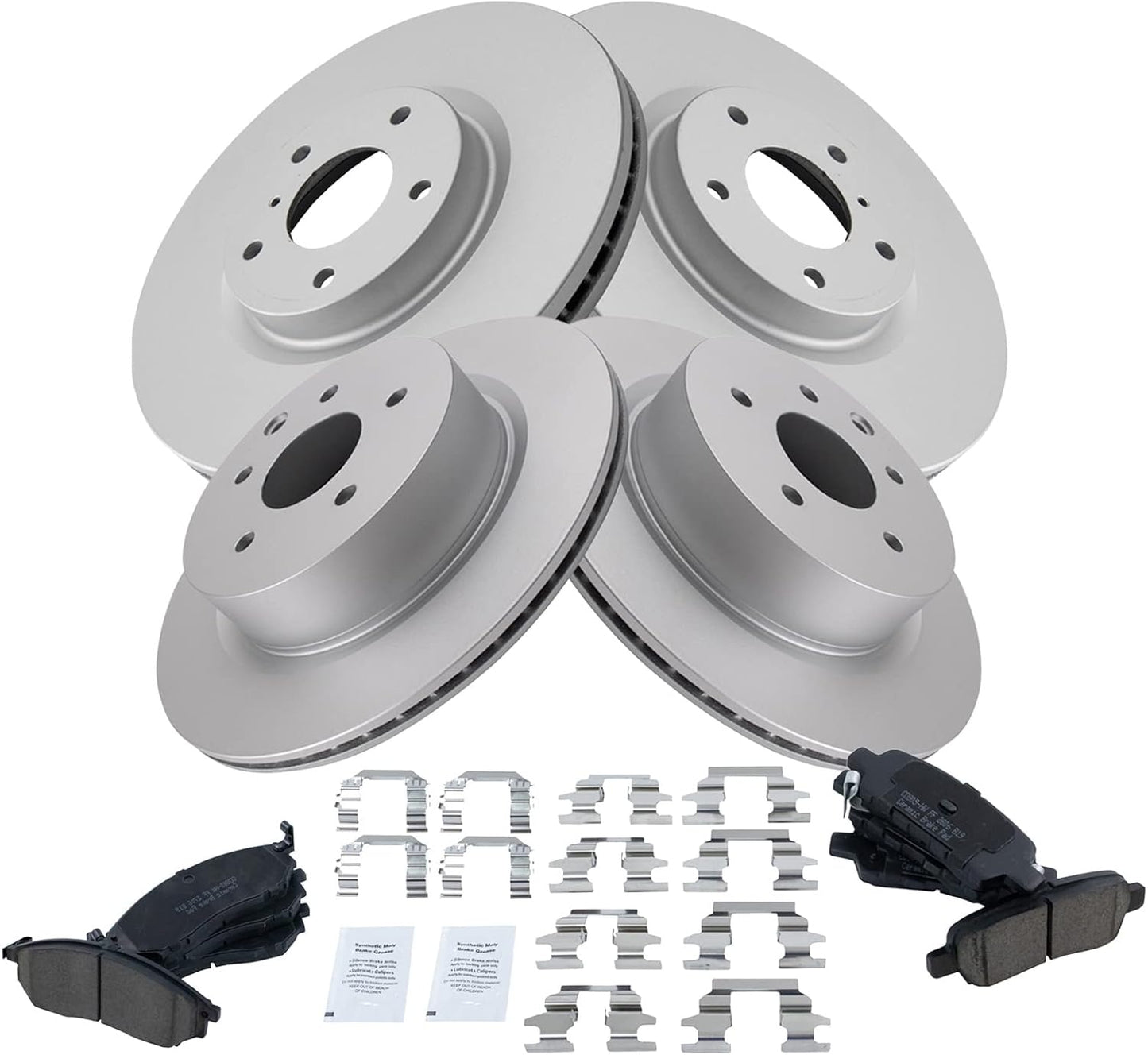 Premium Ceramic Brake Pad and Rotor Kit for Nissan Infiniti