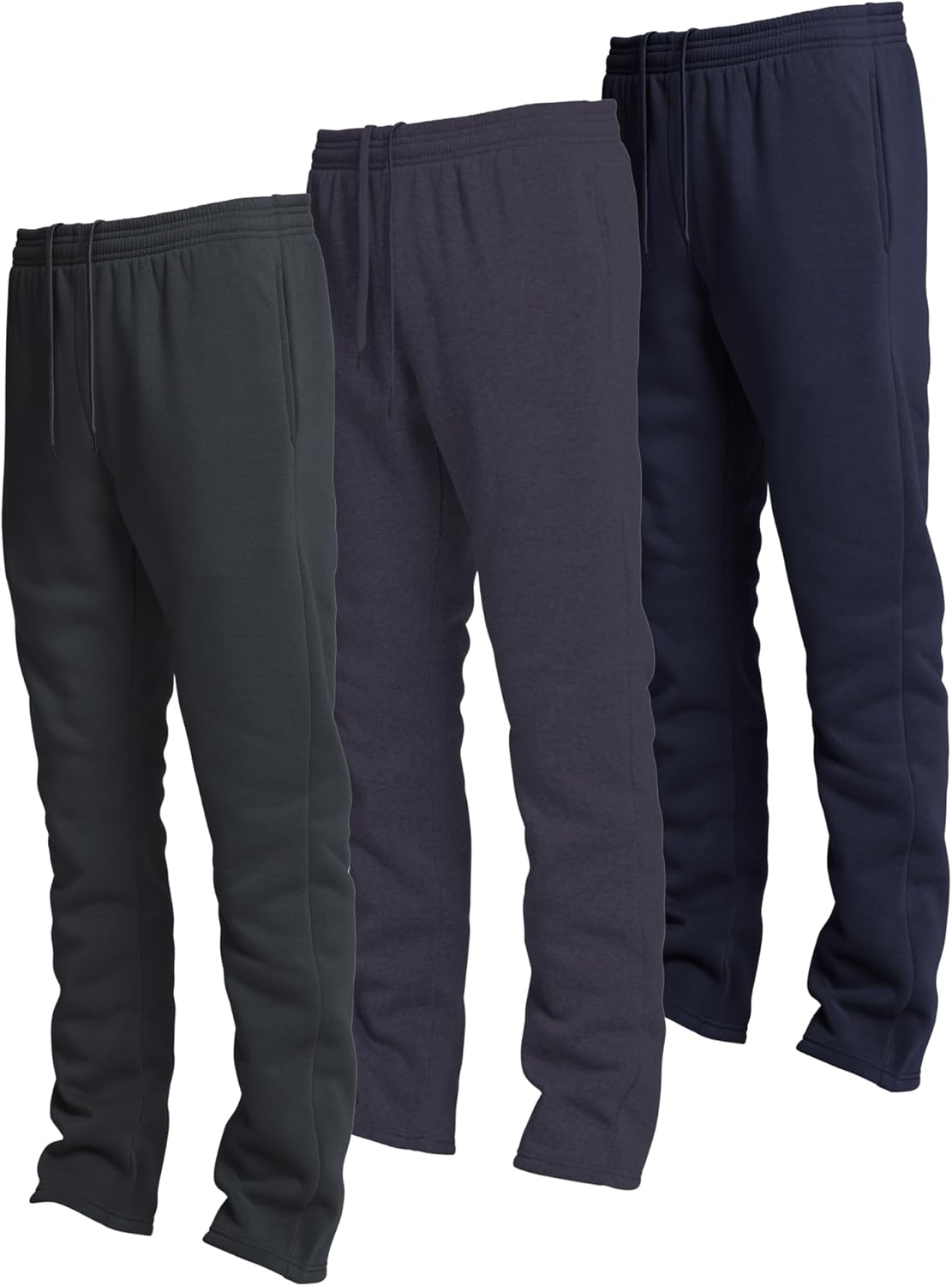 Ultra Performance Mens Open Bottom Sweatpants with Pockets