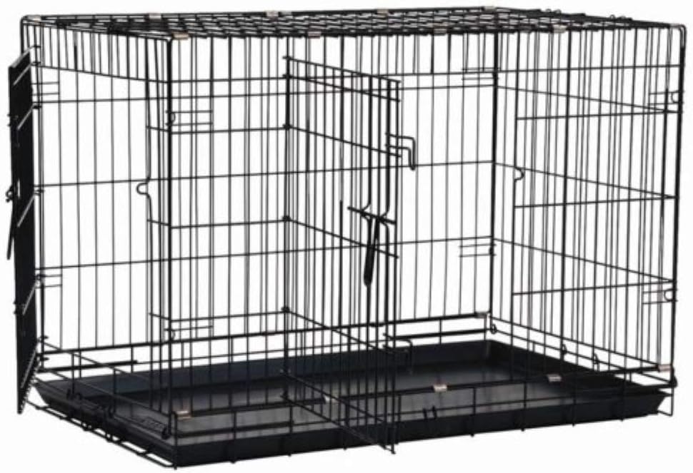 Precision Pet Two Door Great Crate Wire Dog Crate for Medium Dogs