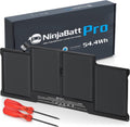 NinjaBatt Battery A1466 for MacBook Air 13 in - High Capacity