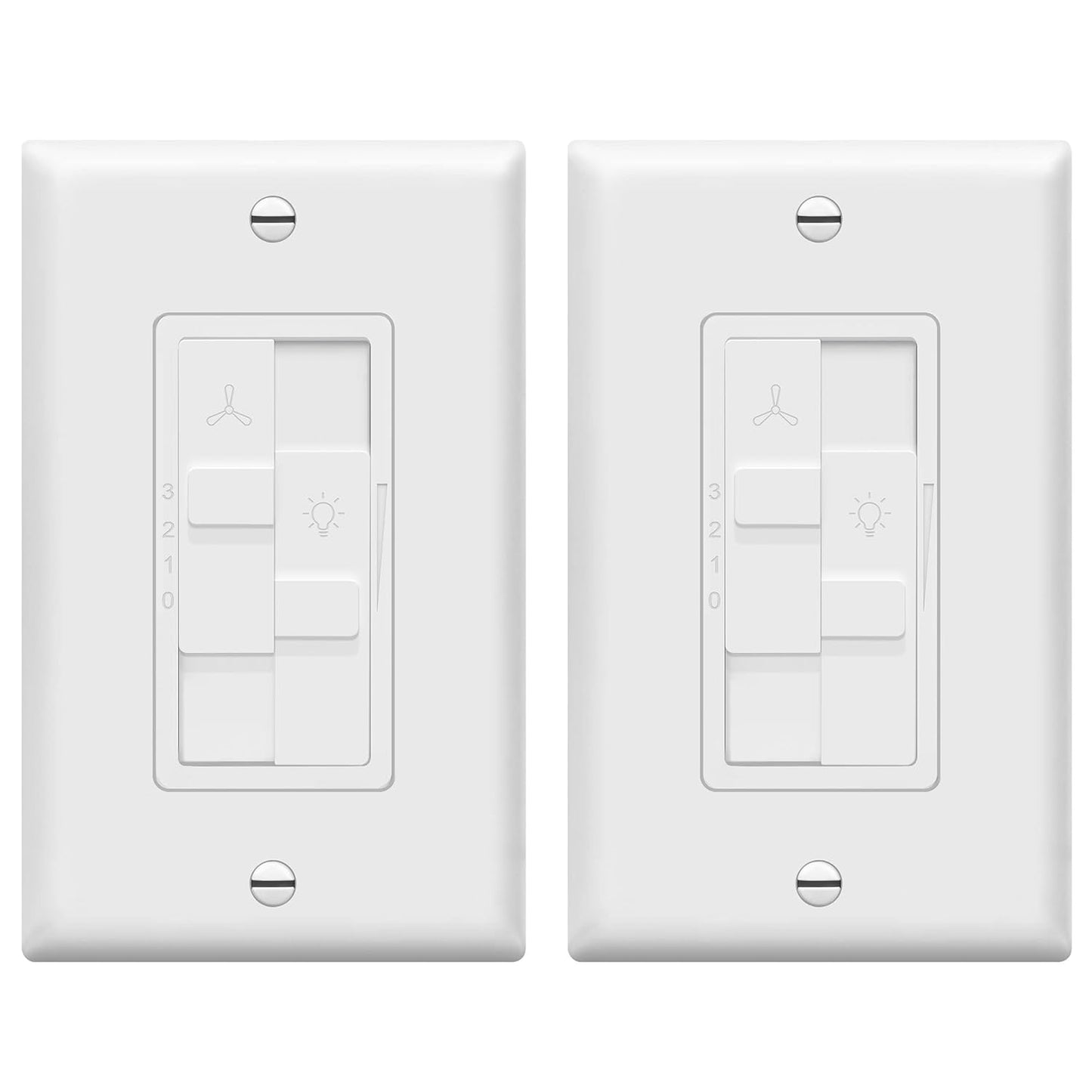 TOPGREENER Combo Dimmer Switch with 3-Speed Fan Control