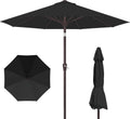 PatioKingdom 10FT Patio Umbrella with Crank and Tilt - Durable Shade