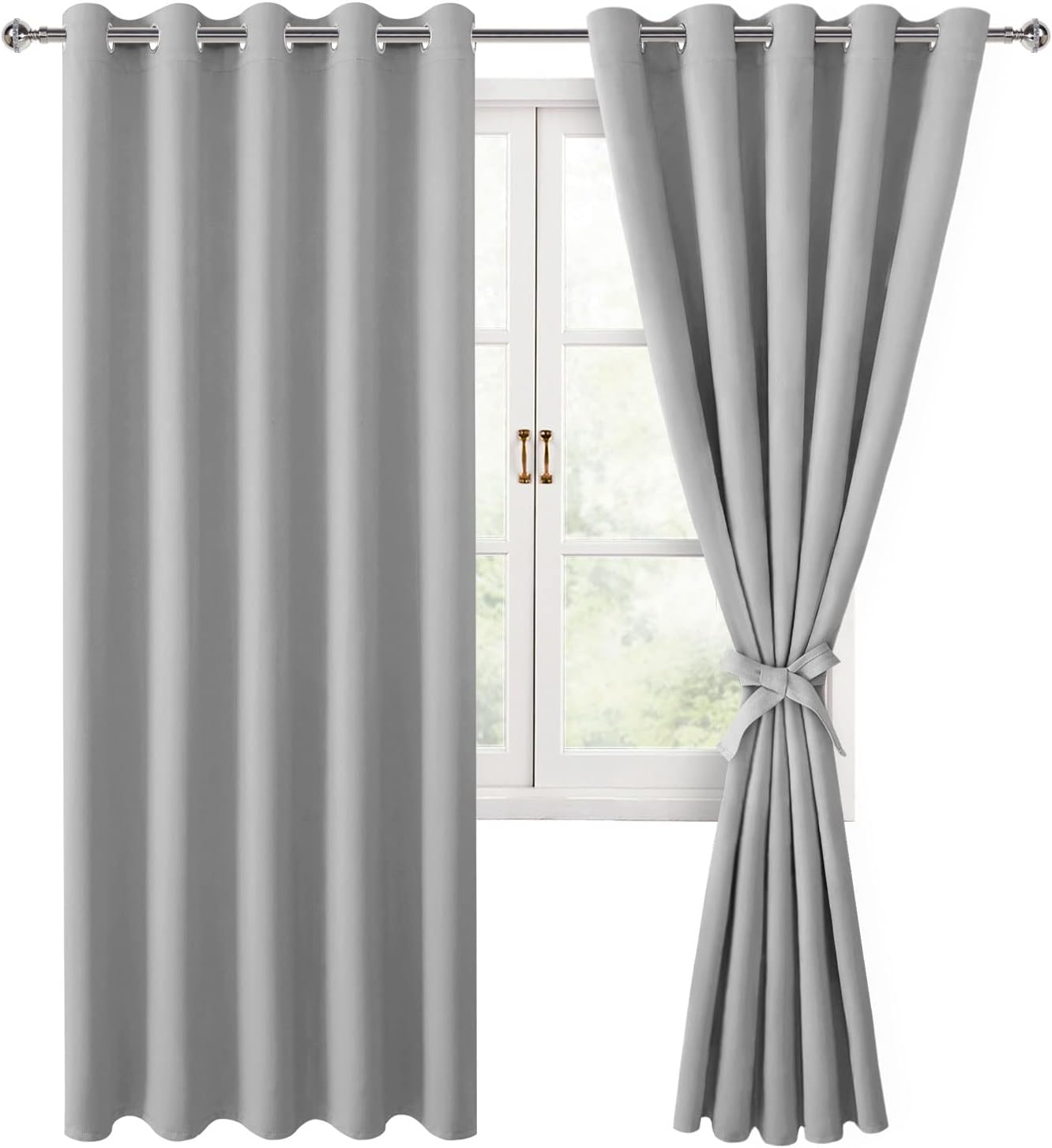 Hiasan Blackout Curtains for Bedroom - Thermal Insulated Panels