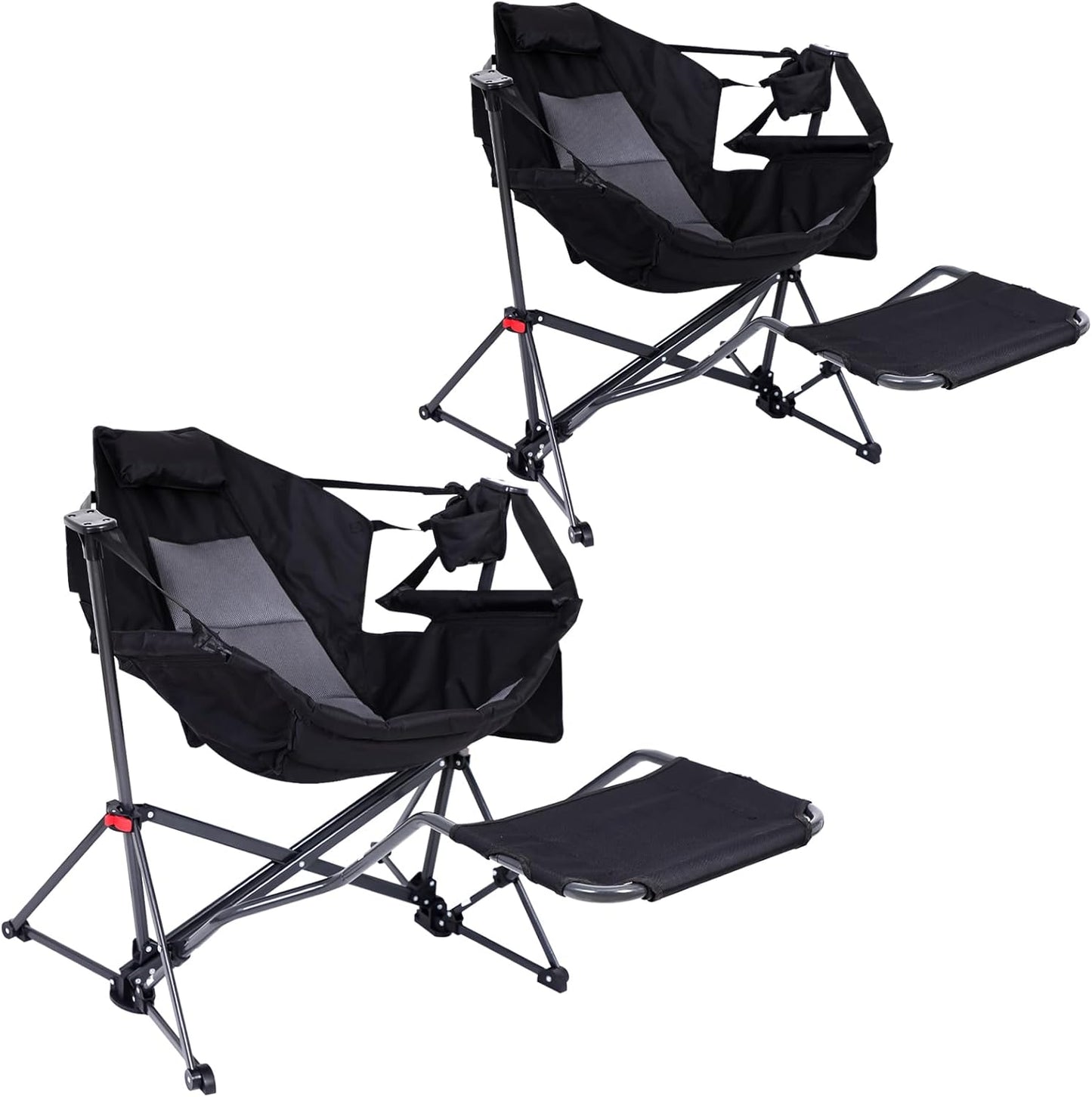 Portable Rocking Hammock Chair Duo for Outdoor Fun