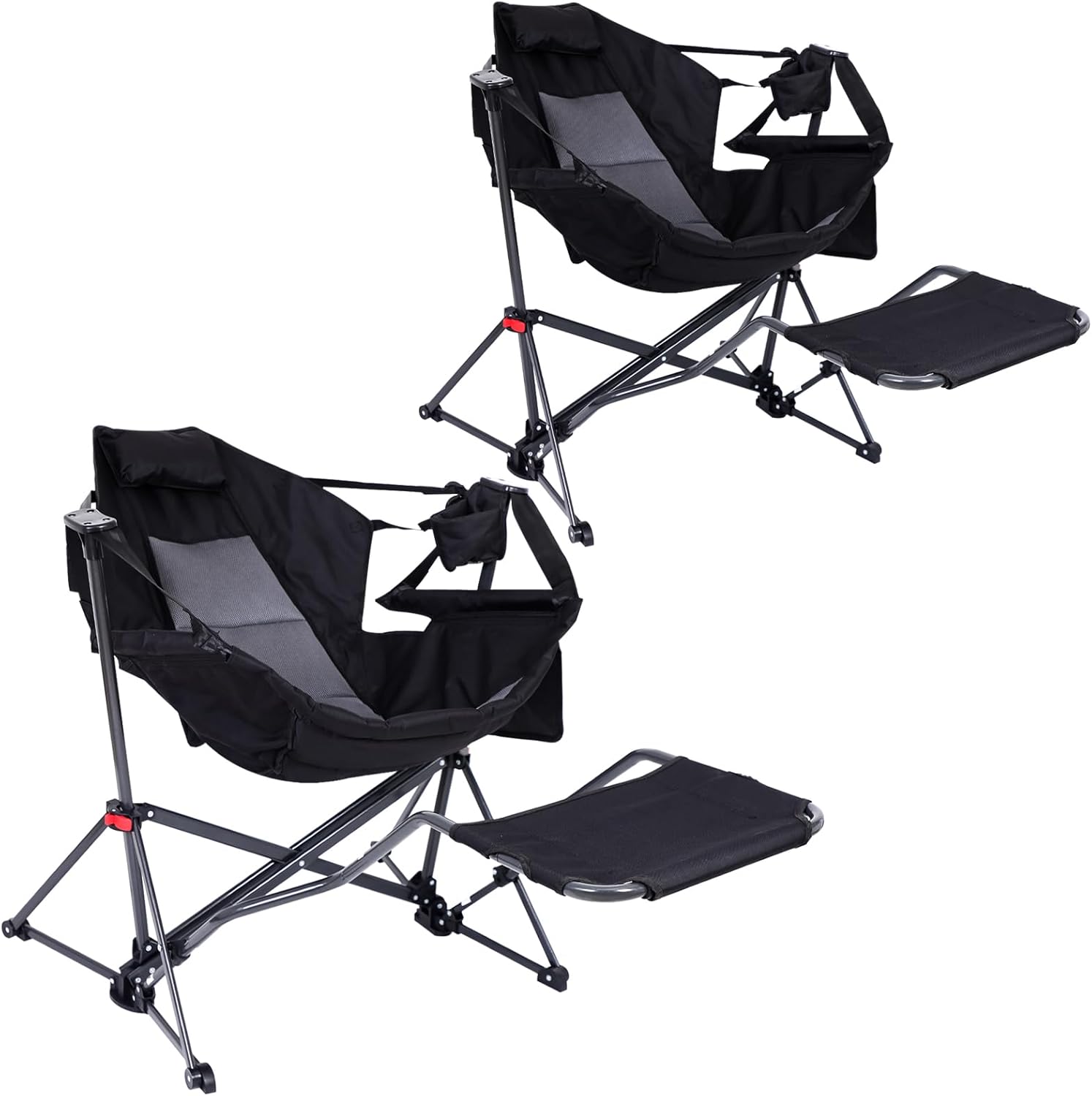 Portable Rocking Hammock Chair Duo for Outdoor Fun