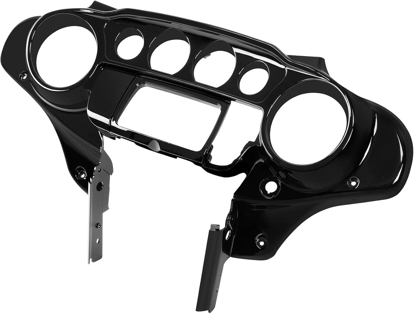 TCMT Vivid Black ABS Batwing Inner Fairing Speakers Cover for Harley