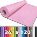 PerkHomy 36in x 120ft Light Pink Kraft Paper Roll - Durable Craft Wrap