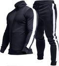 Men's Active Tracksuits Full Zip Sports Jogging Suit - Slim Fit