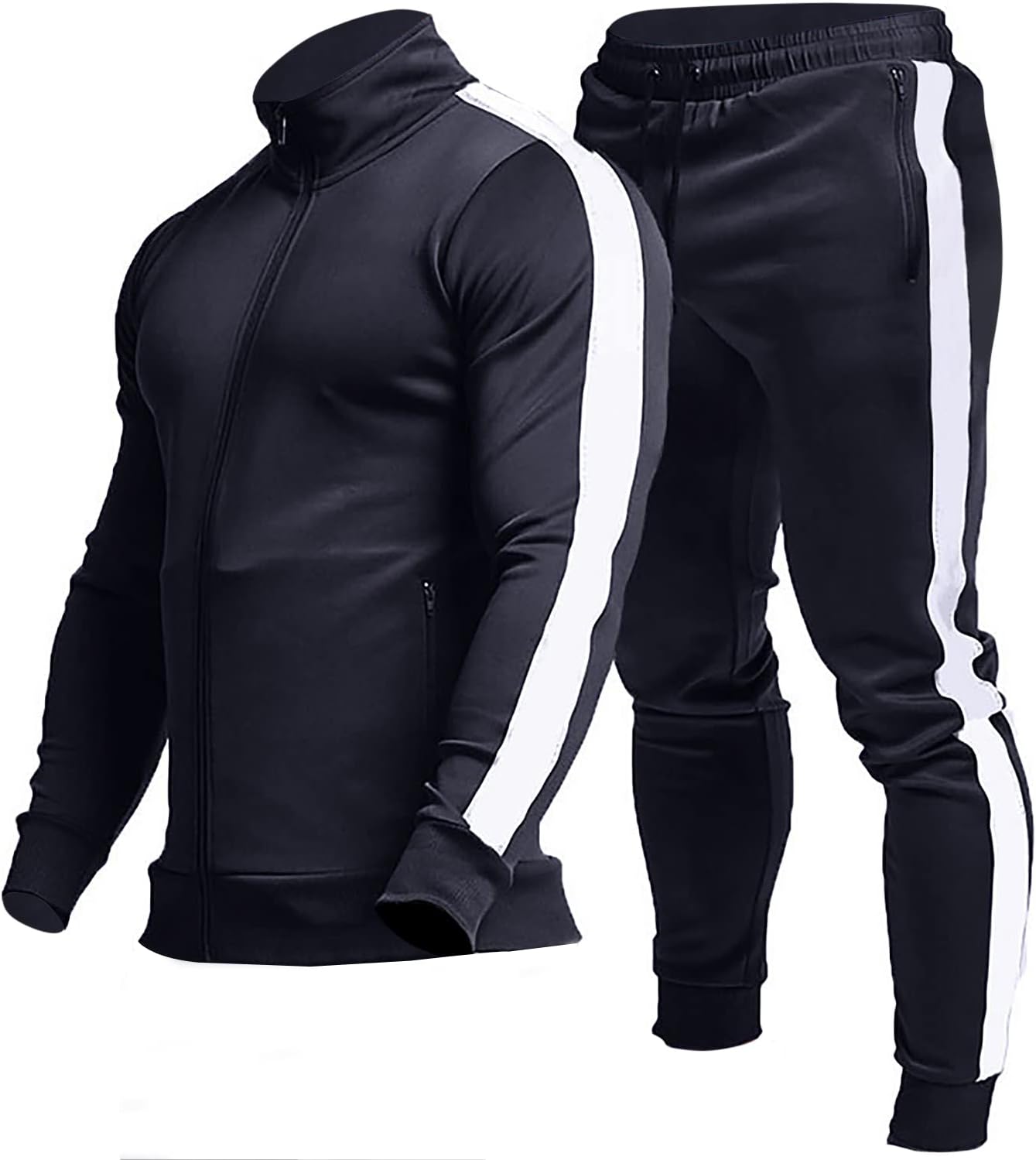 TEZO Men's Casual Active Tracksuits for Sports and Jogging