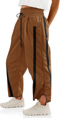 Fisoew Women's Relaxed Fit Wide Leg Pants for Everyday Comfort
