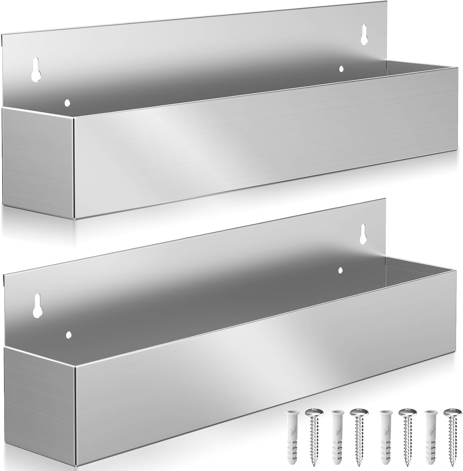 22 Stainless Steel Bottle Holder Rack for Bars and Kitchens
