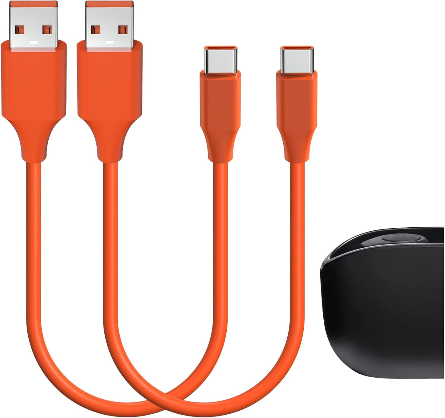 Fast Charging USB-C Cable for JBL Earbuds - 2 Pack