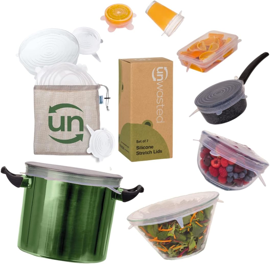 Upgrade Your Kitchen with Silicone Stretch Lids!