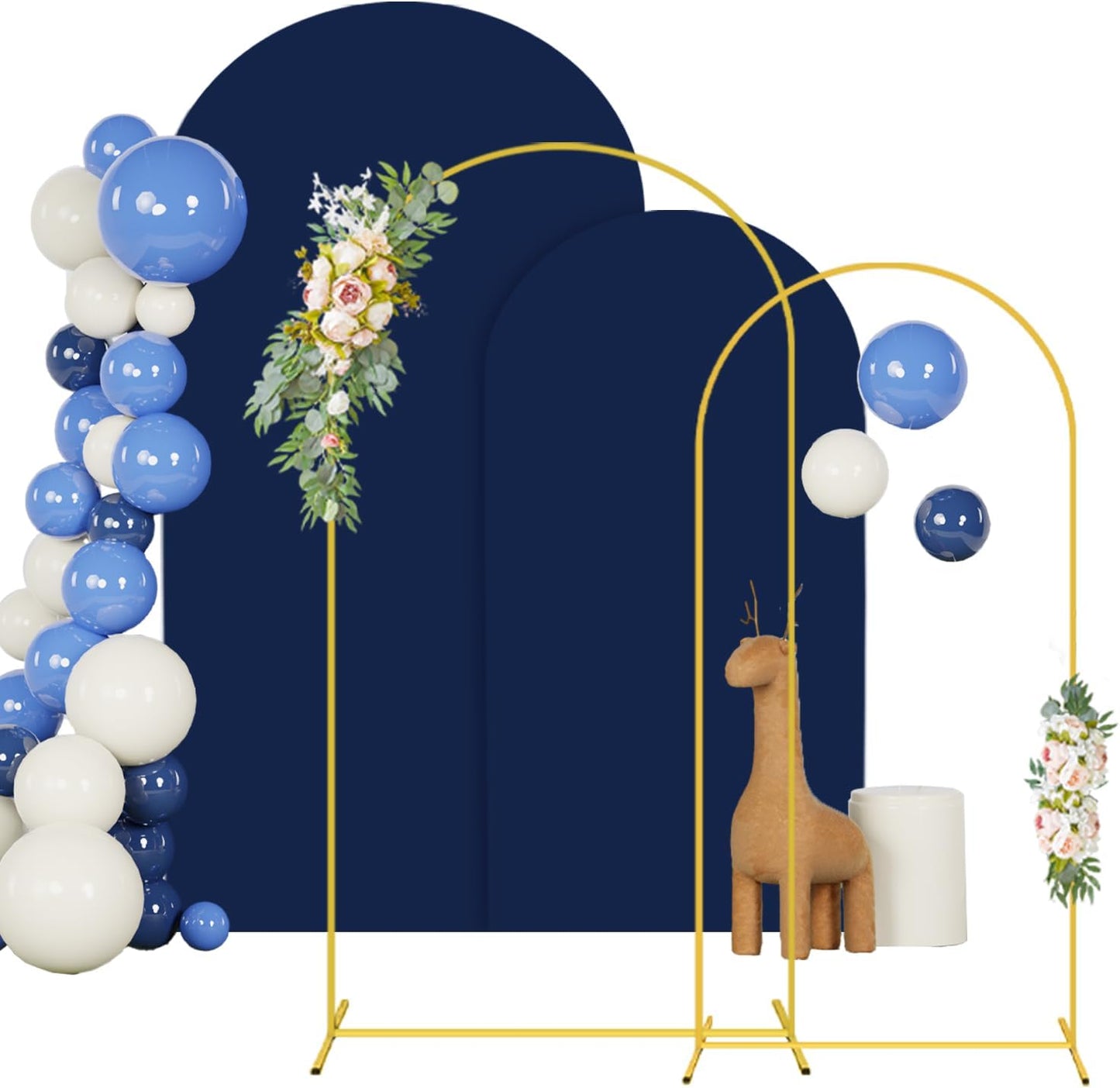 Metal Arch Backdrop Stand and Cover Set for Stunning Events