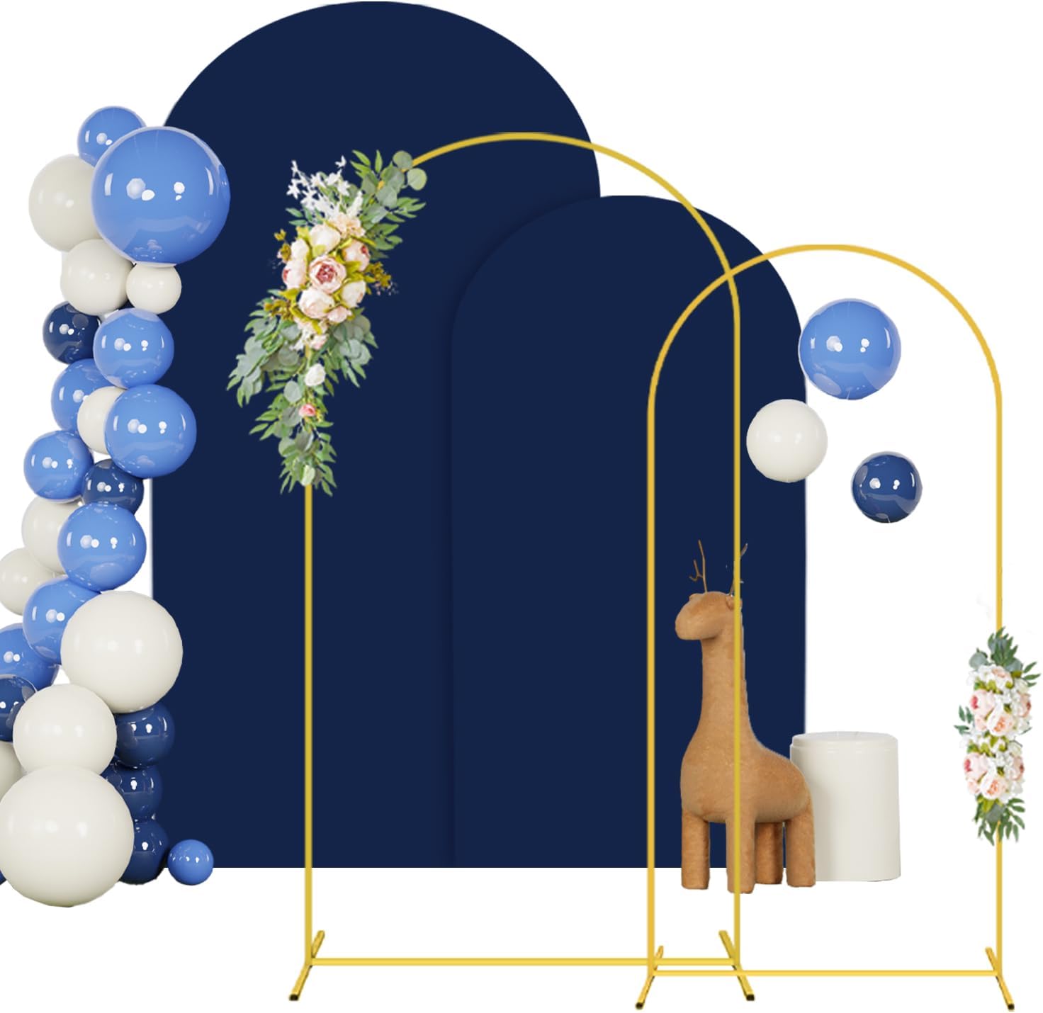 Metal Arch Backdrop Stand and Cover Set for Stunning Events