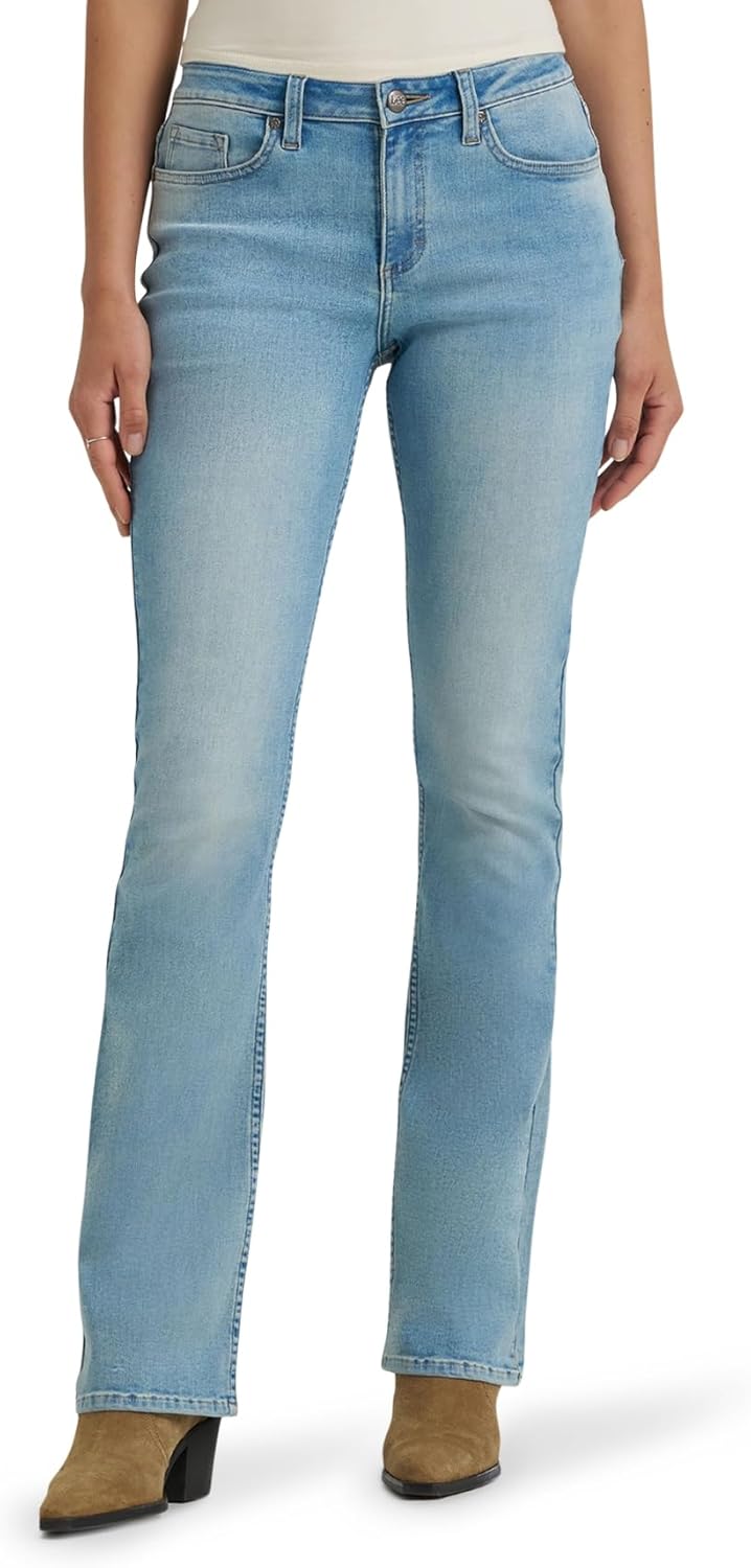 Lee Womens Plus Size Legendary Mid Rise Bootcut Jean Review
