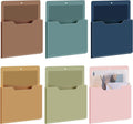 Magnetic Wall File Organizer 6-Pack - Large Refrigerator Mail Holders
