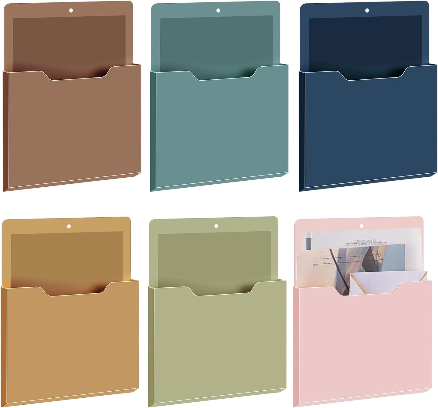 Fuutreo Magnetic Wall File Organizer for Home and Office Use
