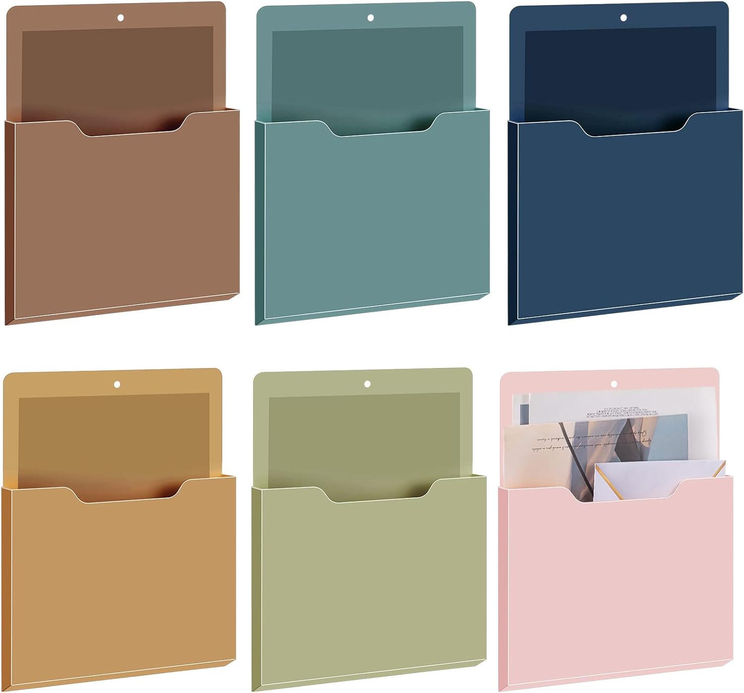 Fuutreo Magnetic Wall File Organizer for Home and Office Use