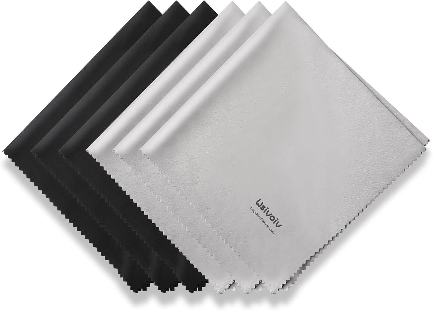 Large 12x12 Microfiber Eyeglass Cleaner Set - Effortless Cleaning!