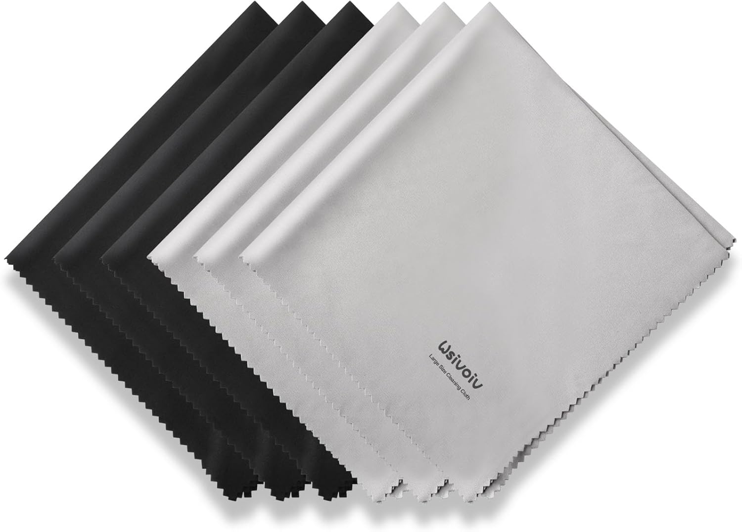 Large 12x12 Microfiber Eyeglass Cleaner Set - Effortless Cleaning!