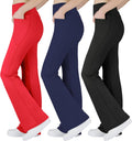 Girls Flare Leggings with Pockets - High Waisted Bell Bottoms