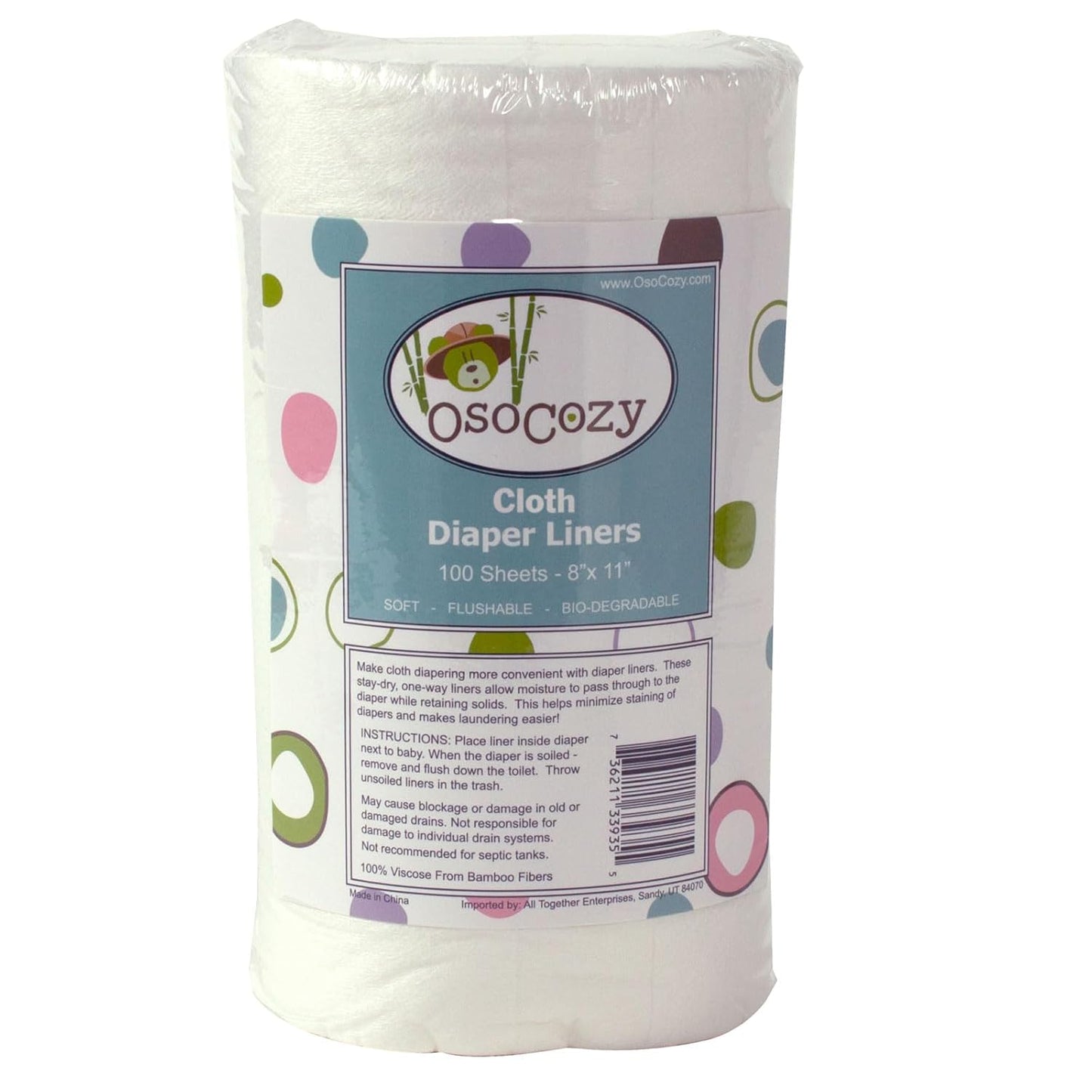 OsoCozy Flushable Diaper Liners - Cloth Diaper Convenience!
