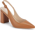 Women's Pointed Toe Block Heel Pumps Slingback - Dress & Work Shoes