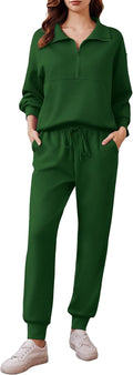 PINSPARK 2 Piece Tracksuit Set Women - Cozy Travel Jogger