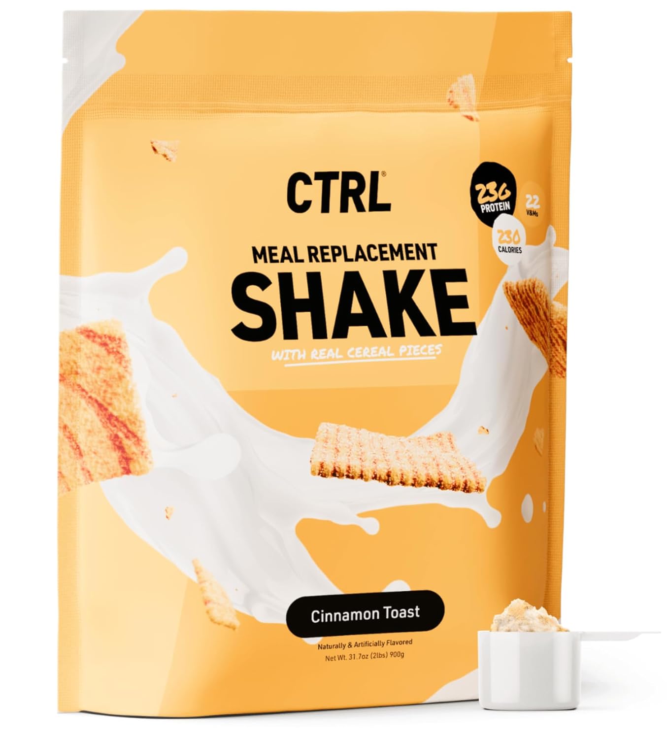 CTRL Meal Replacement Shake with Real Cereal Pieces for Nutrition