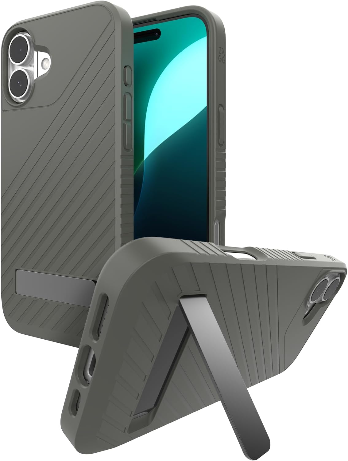 ZAGG Denali Snap Case for iPhone 16 Plus with Kickstand