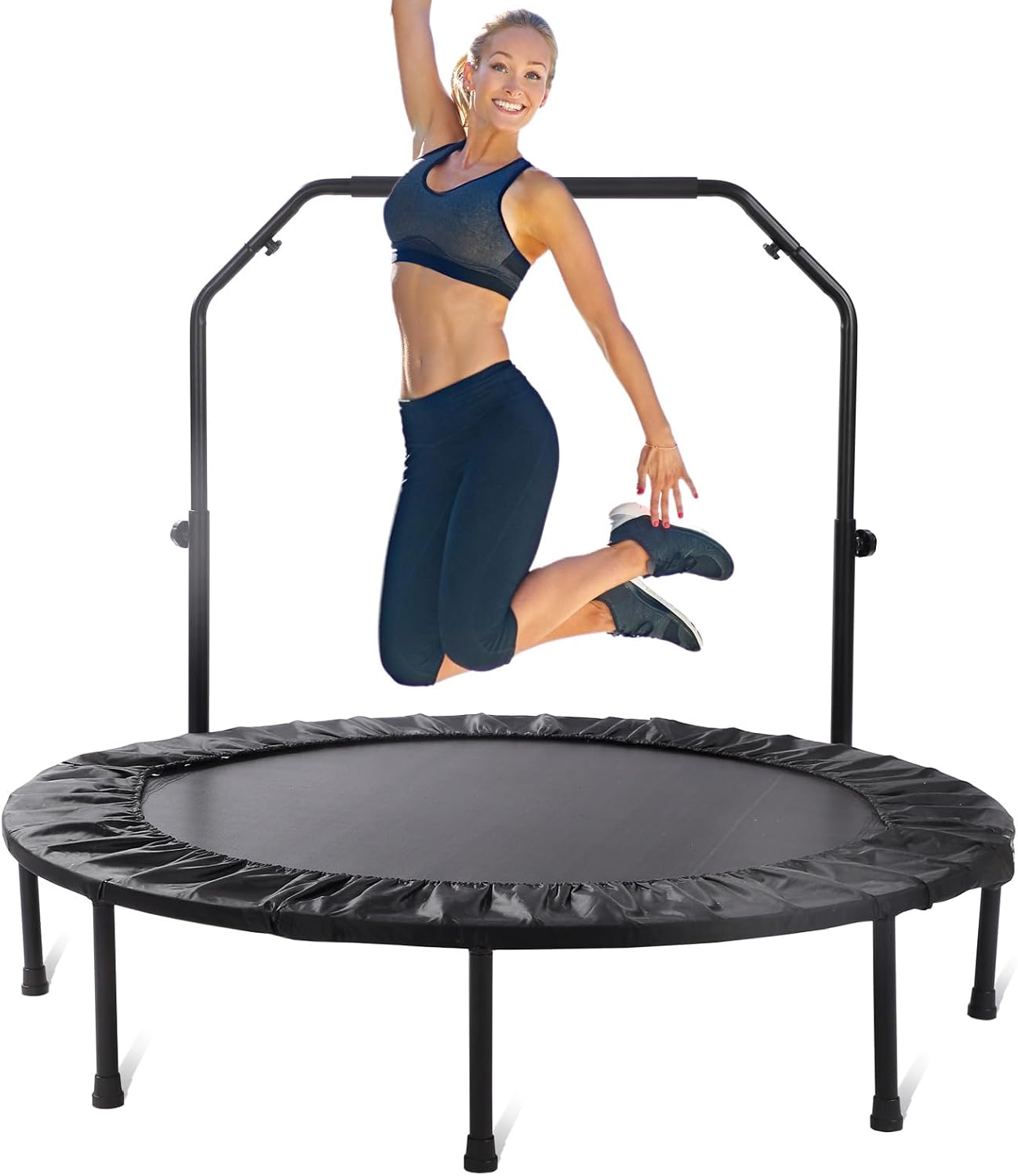 Rebounder Trampoline for Adults - 450 lbs Capacity Fitness Gear