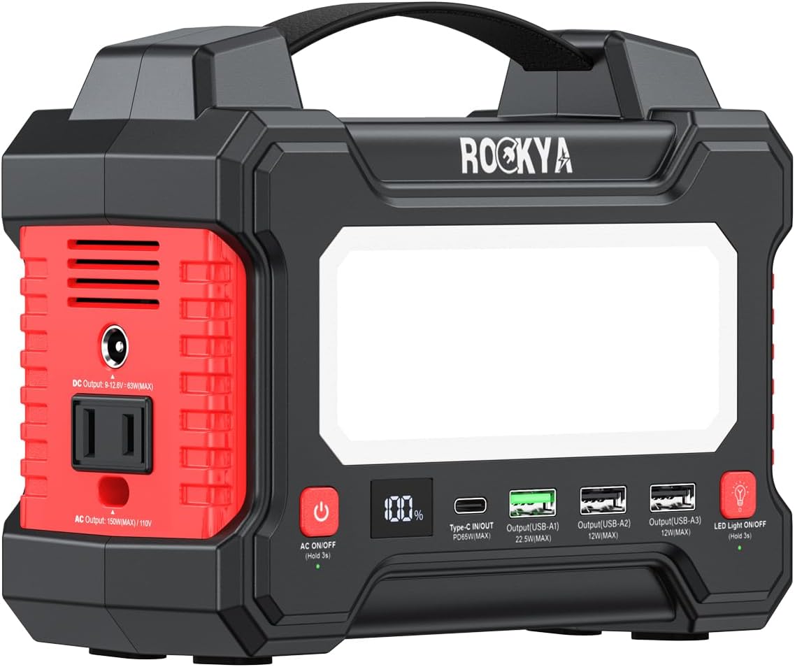 ROCKYA Portable Power Station - Reliable Power Anywhere!