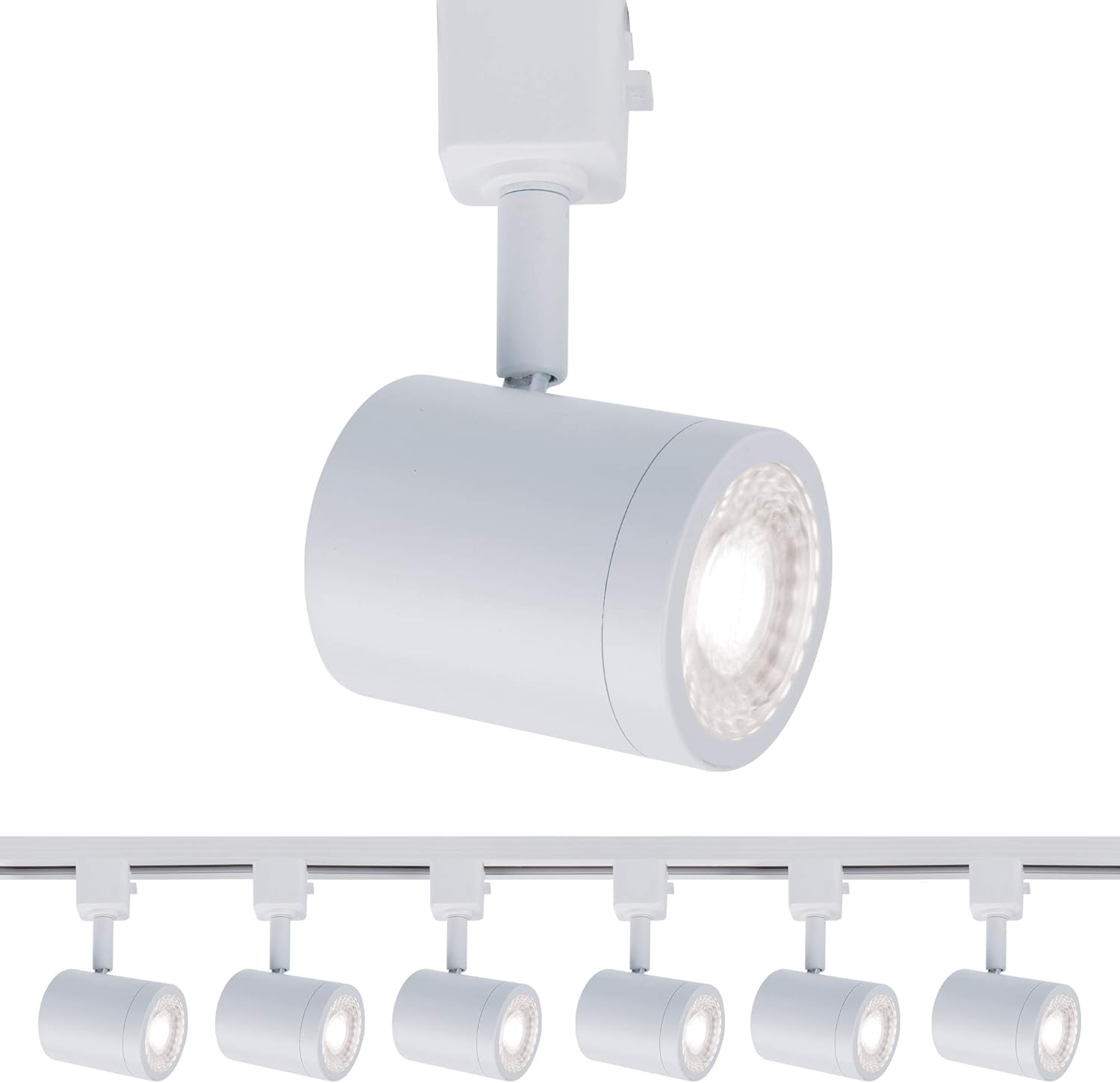 Charge LED 10W Track Head in White for H Track - Pack of 6