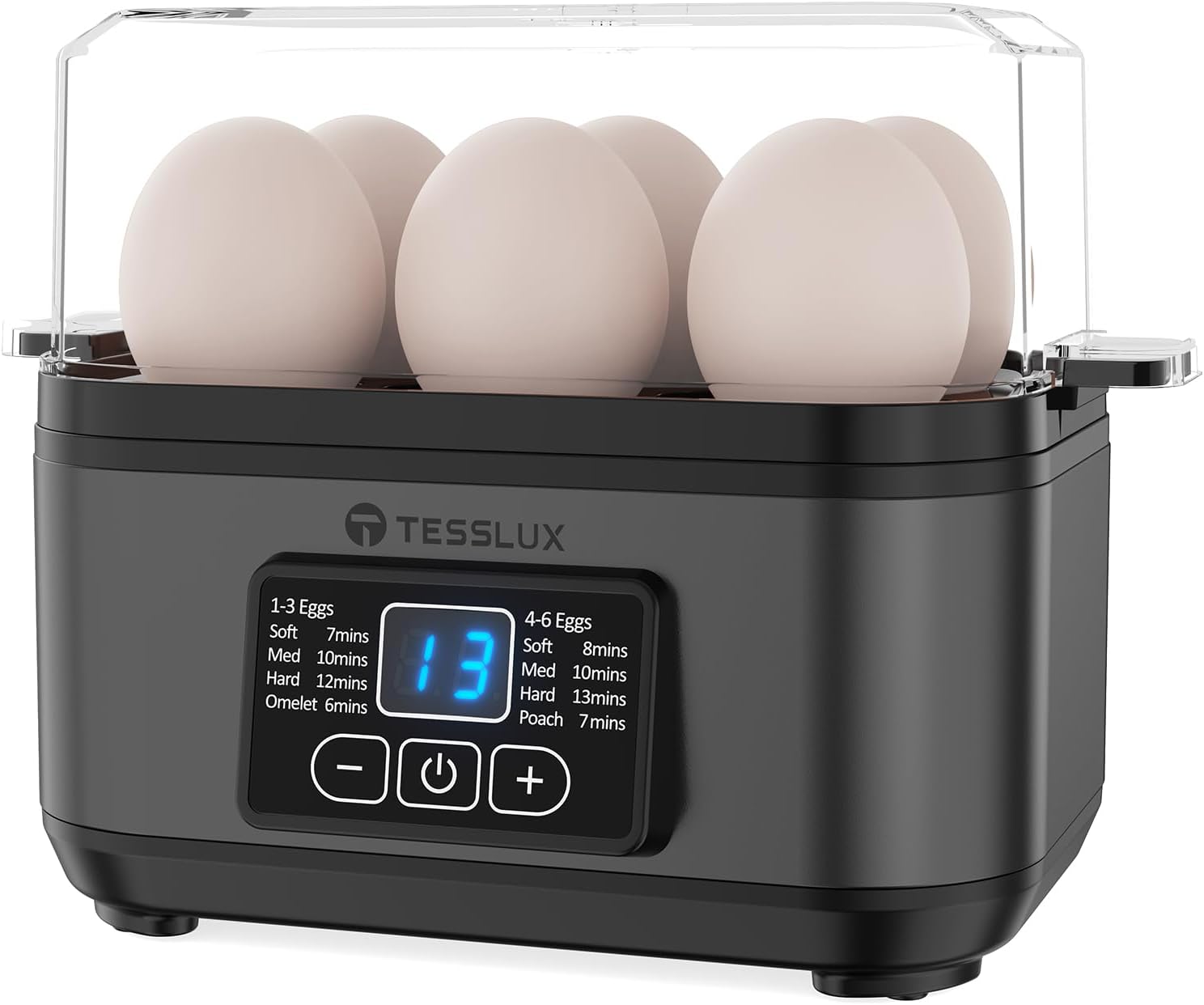 Electric Rapid Egg Cooker for Perfect Hard Boiled and Poached Eggs