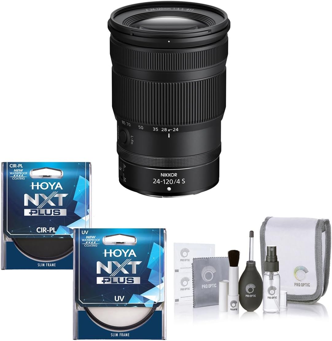 NIKKOR Z 24-120mm f/4 S Lens with Hoya Filter Kit and More