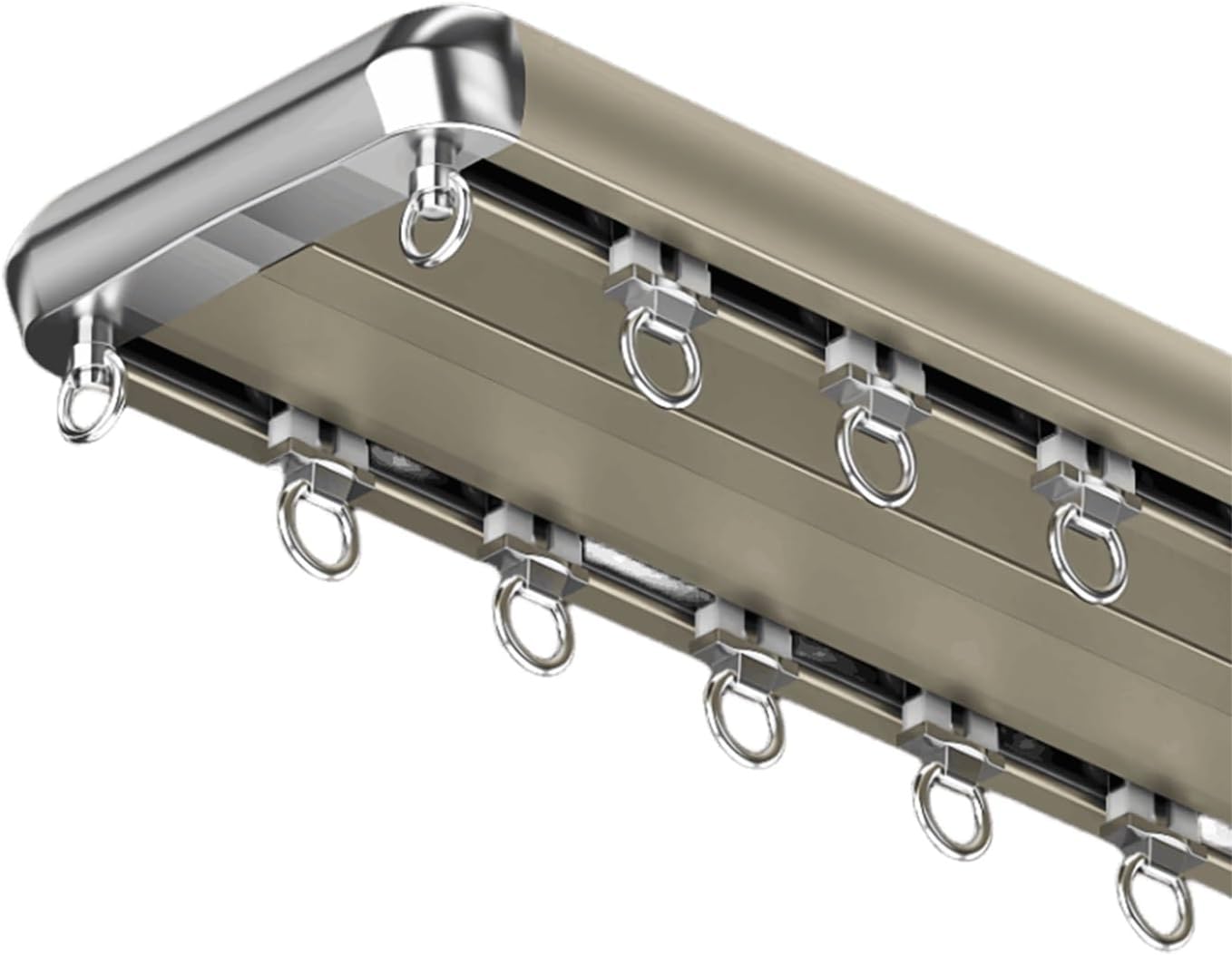 Ceiling Mount Double Curtain Rail - Easy Install