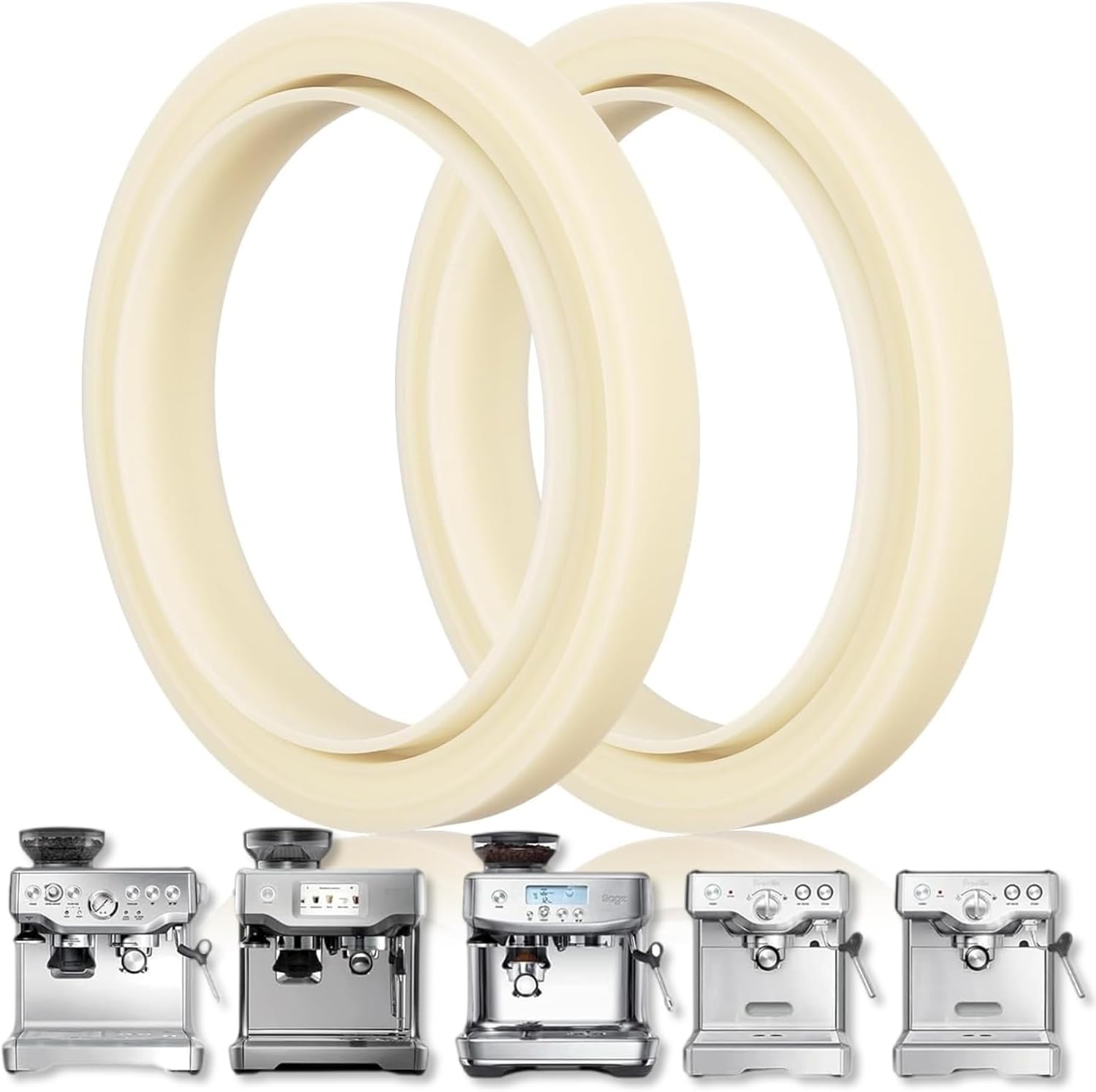 BPA-Free Silicone Steam Rings for Breville Espresso Machines