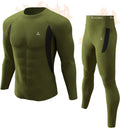 Thermal Underwear Long Johns Set for Men - Fleece Base Layer Warmhug