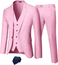 YND Men's Chic Slim Fit 3 Piece Suit Set for Elegant Events